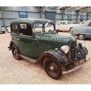 1937 Austin Ruby -
Original Ownership Papers - Dead Plates